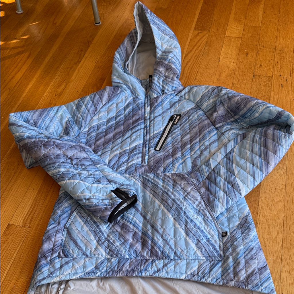 Burton Light Blue Quilted Jacket Burton Light Blue Quilted Jacket